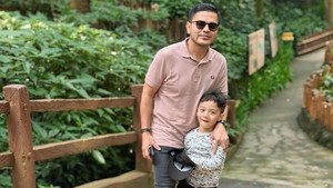 Bestatus sebagai ayah sambung, Haldy Sabri dekat dengan anak-anak Irish Bella. Foto: Instagram Irish Bella