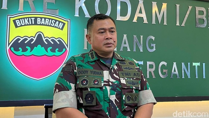 Kapendam I BB Kolonel Dody Yudha. (Foto: Kartika Sari/detikSumut).