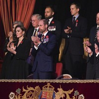 Adapun bunga poppy dipilih sebagai simbol penghormatan bagi prajurit karena tumbuh di ladang utara Prancis dan Belgia, tempat pertempuran dahsyat terjadi selama Perang Dunia Pertama. Menurut The Independent, aksesori berbentuk bunga poppy dijual untuk umum dan hasilnya didonasikan untuk mendukung organisasi veteran. (Foto: Chris J. Ratcliffe/Pool Photo via AP)