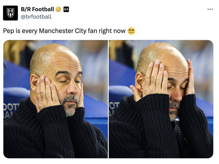 Meme Manchester City 4 Kali Kalah Beruntun