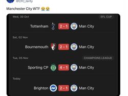 Meme Manchester City 4 Kali Kalah Beruntun