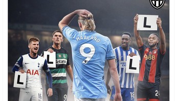 Manchester City kalah 4 kali dalam 4 laga terakhirnya. Foto: X.com