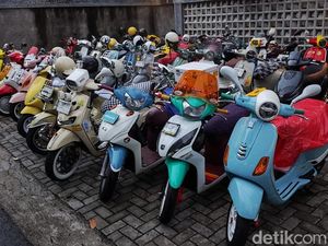 Uniknya Motor-motor Komunitas Kalcer Skuter, Nggak Cuma Vespa Matik!