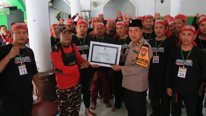 Polisi Rangkul Ansor Jombang untuk Harkamtibmas P
