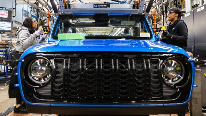 Produksi Jeep Gladiator di Toledo Plant, Amerika Serikat