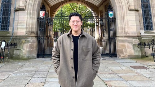 Rey Abraham, mahasiswa penerima beasiswa LPDP asal Denpasar, Bali, yang kuliah di University of Manchester. (Dok. Rey Abraham)