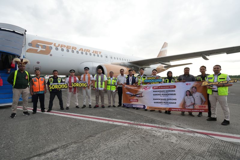 Super Air Jet buka rute Sorong-Manokwari di Hari Pahlawan
