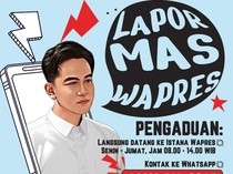 Gibran Buka Layanan Aduan, Langsung ke Istana atau WhatsApp 081117042207