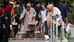 Wiranto hingga Menteri Kabinet Merah Putih Tabur Bunga di TMP Kalibata