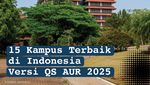 Infografis: Ini Dia 15 Kampus Terbaik di Indonesia Versi QS AUR 2025