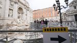 Air Mancur Paling Populer di Roma Surut Imbas Renovasi