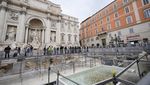 Air Mancur Paling Populer di Roma Surut Imbas Renovasi
