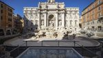 Air Mancur Paling Populer di Roma Surut Imbas Renovasi