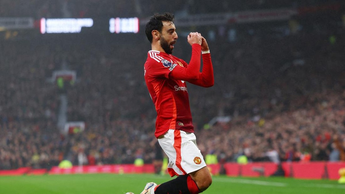 Bruno Fernandes mempunyai penyelesaian ciamik. (Foto: Action Images via Reuters/Lee Smith)