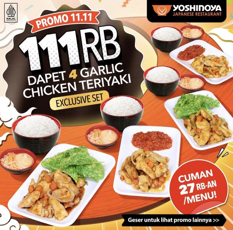 Catat! Ini 7 Promo dan Diskon Makanan Spesial 11.11