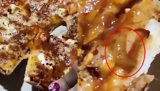 Jijik! Pria ini Temukan Banyak Belatung di Pizza yang Dimakannya