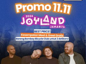 Termurah! Promo 11.11 Joyland Festival Gratis Meet and Greet Bareng Bombay Bicycle Club
