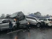 Avanza-Rush Saling Tumpukan, Begini Horornya KM 92 Tol Cipularang