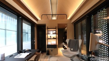 Smart Cottage tersedia dalam dua tipe berdasarkan bentuk dan ukuran. Pertama model Mono, model satu lantai dijual di Korea mulai dari harga 200 juta won atau sekitar Rp 2,23 miliar. Tipe kedua yakni Mono+ dengan instalasi surya dasar mulai dari harga 290 juta won atau sekitar Rp 3,2 miliar. Foto: Rista Rama Dhany/detikcom