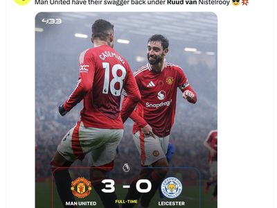 MU Tak Pernah Kalah, Van Nistelrooy Dielu-elukan di Linimasa
