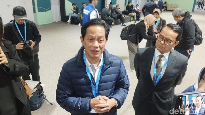 Menteri Lingkungan Hidup Hanif Faisol Nurofiq di COP 29 Azerbaijan