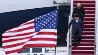 Prabowo tiba di Pangkalan Militer Andrews, Washington DC, Amerika Serikat, Minggu (10/11/2024) sekitar pukul 16.00 waktu setempat.