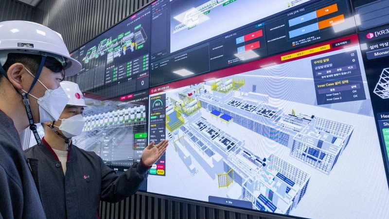 Pabrik LG Smart Park di Changwon, Korea Selatan