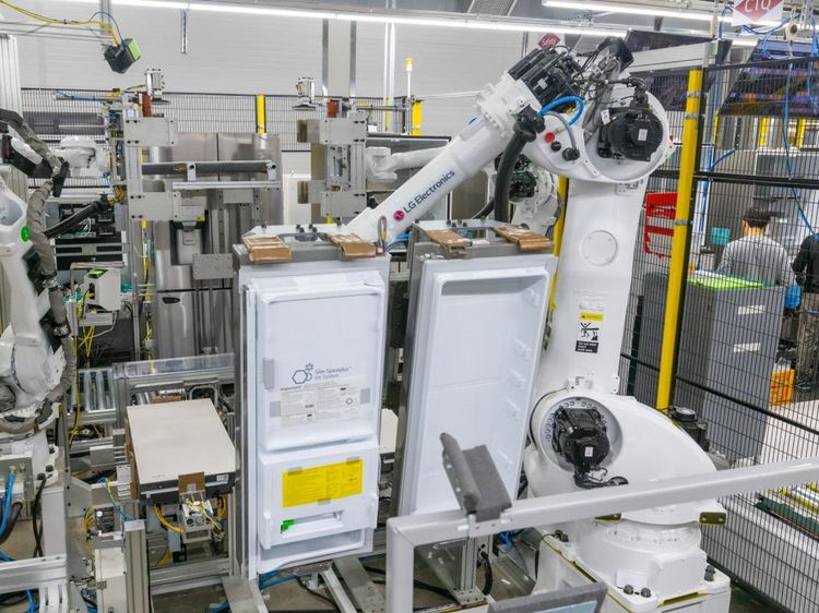 Serba AI dan Robot di Pabrik LG Korea Selatan