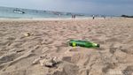 Panorama Pantai Jerman di Tepian Bandara Ngurah Rai Bali