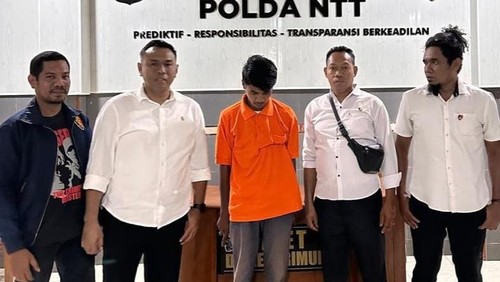 Pelaku TPPO, IIM (21), ditahan di Mapolda NTT. (Dok. Polda NTT)