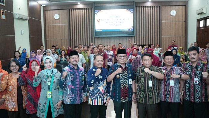 Acara Diseminasi Audit Kasus Stunting Ke-2 di Ghradika Bina Praja Demak, Selasa (5/11/2024).