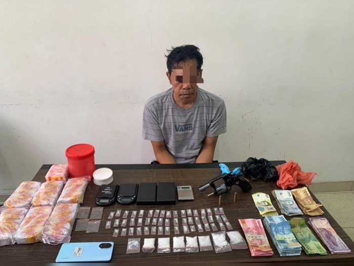 Pengedar sabu berpisto di Bangak Selatan diamankan polisi