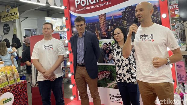 Poland Festival di Grand Lucky Superstore, SCBD, Jakarta Selatan, Minggu (10/11/2024).