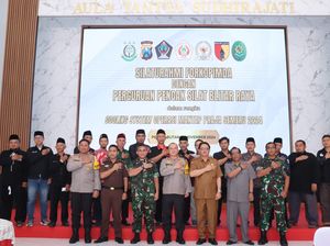 Polres Blitar Gandeng Perguruan Silat Jaga Kamtibmas Jelang Pilkada 2024