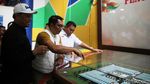 Potret RK Kunjungi Pasar Induk Kramat Jati