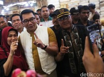 Potret RK Kunjungi Pasar Induk Kramat Jati