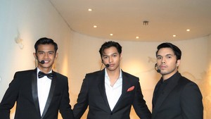 Pratama Arhan juga tampil bersama Muhammad Hakim dan Thariq Halilintar. Foto: Instagram