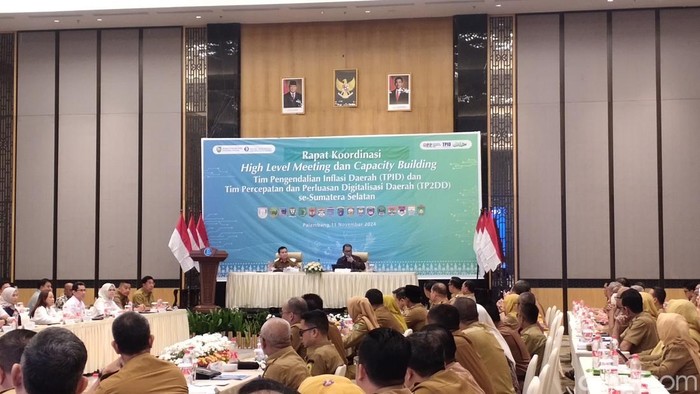 Rapat penangganan inflasi di Sumsel
