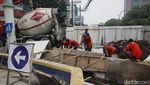 Revitalisasi Trotoar di Kedoya Terus Dikebut