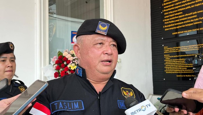 Sekjen Partai NasDem, Hermawi Taslim (Anggi/detikcom)
