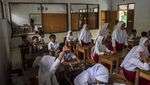 Potret SDN Karangbolong 2 Pandeglang yang Sudah Empat Tahun Rusak