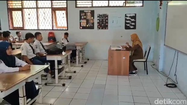 Suasana ruangan kelas Barkah siswa viral mirip Wapres Gibran
