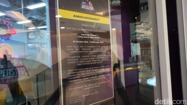 Superstar Fitness Living World alam sutera