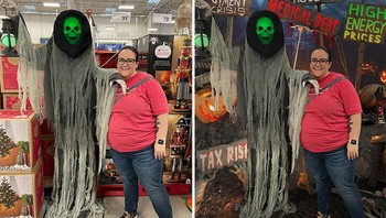 Ingin latar belakang lebih seram... Foto: James Fridman via Boredpanda