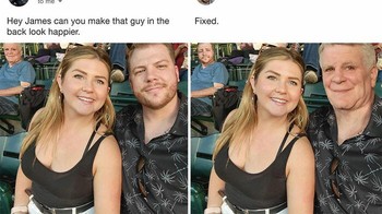 Ingin orang di belakang lebih bahagia... Foto: James Fridman via Boredpanda