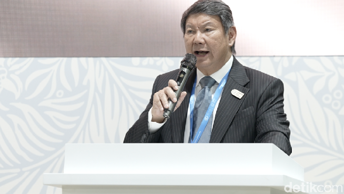 Hashim memberikan sambutan di COP 29 Azerbaijan