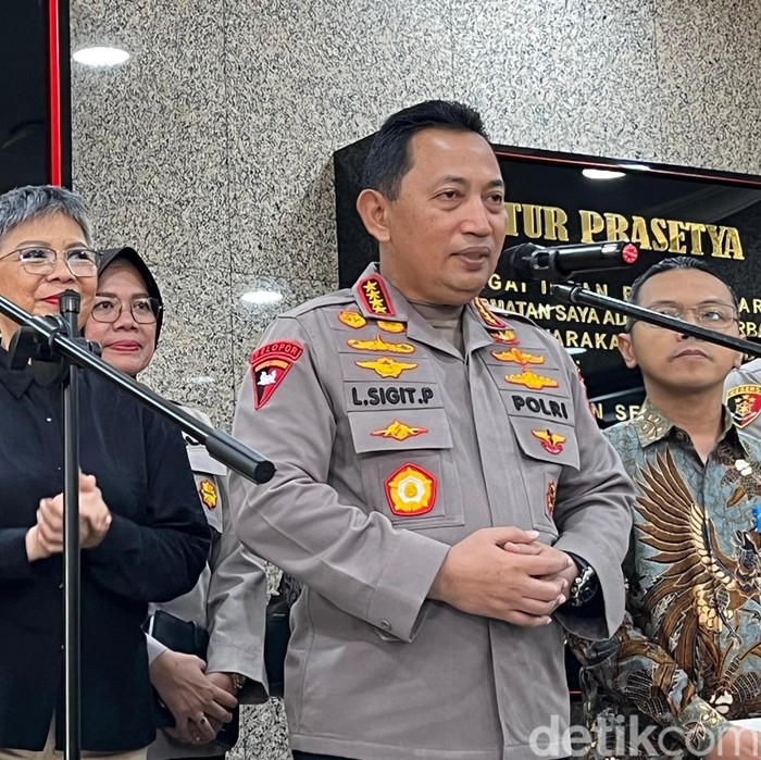 Kapolri Jenderal Listyo Sigit Prabowo (Rumondang Naibaho/detikcom)
