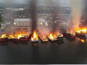 Daftar 12 Kapal yang Terbakar di Pelabuhan Pekalongan
