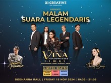 Konser Intimate Vina Panduwinata, Dimeriahkan Ardhito Pramono dan Fanny Soegi