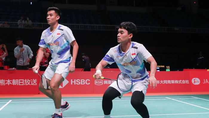 Leo Rolly Carnando/Bagas Maulana di Japan Masters 2024